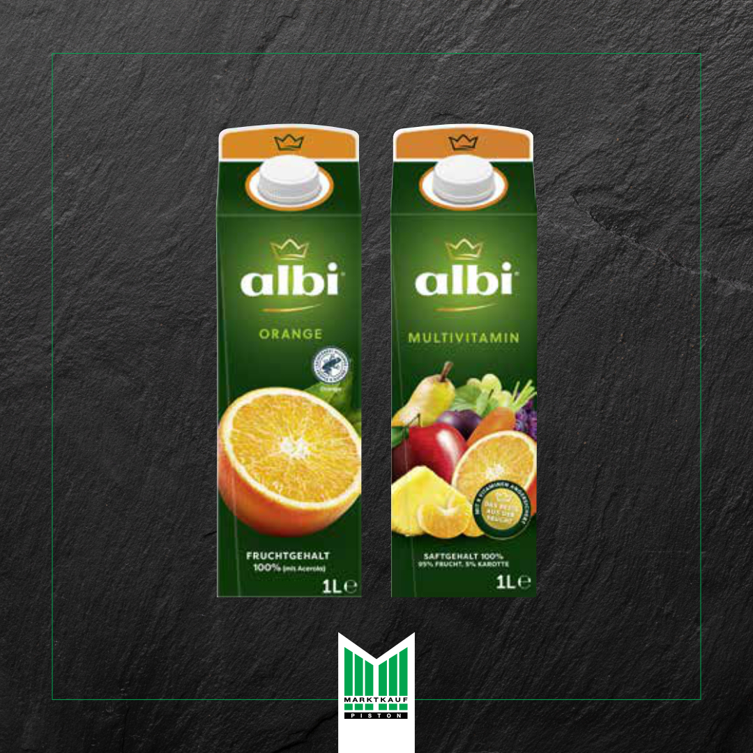 Albi Saft aus Konzentrat oder Nektar