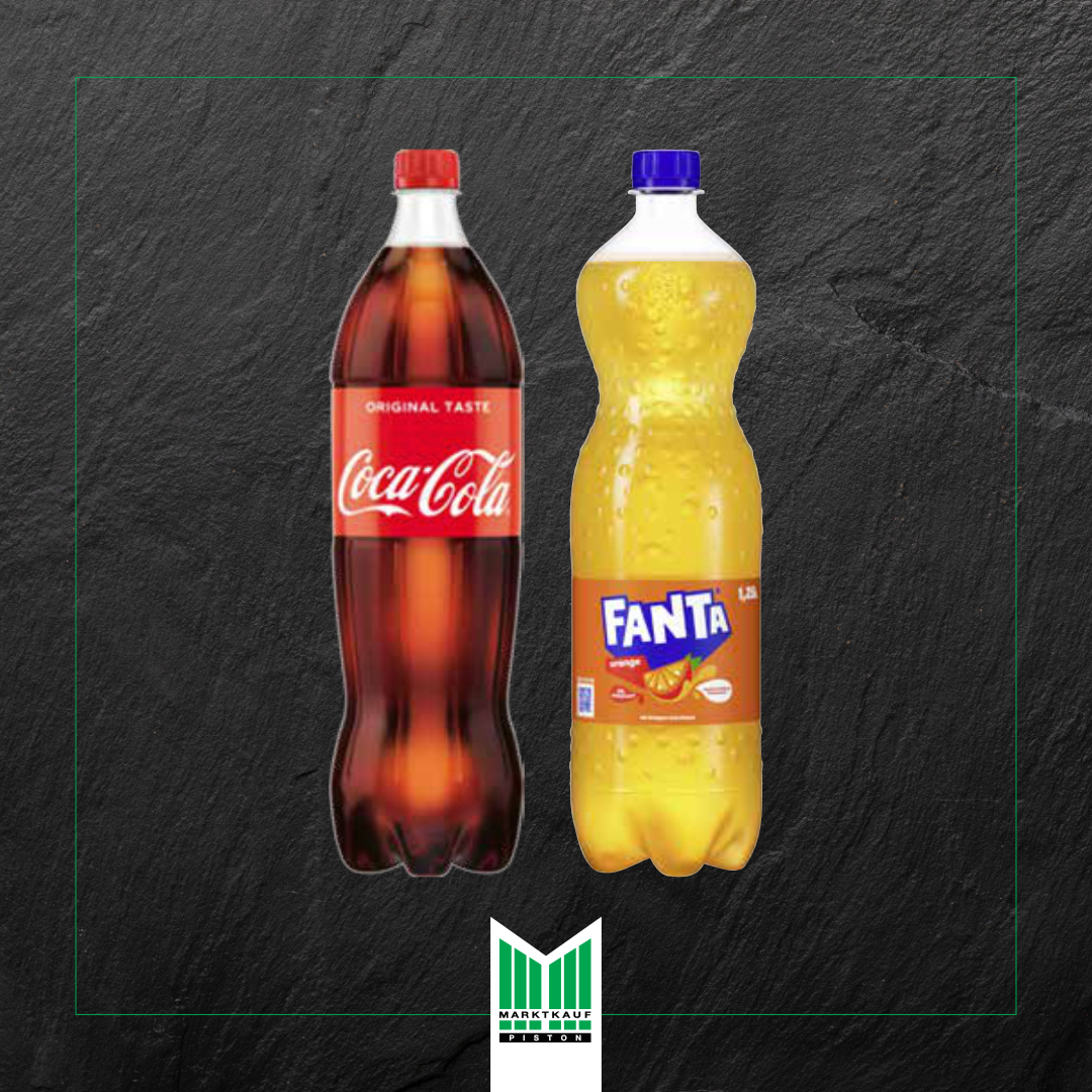 Coca-Cola², Mezzo-Mix², Fanta Orange