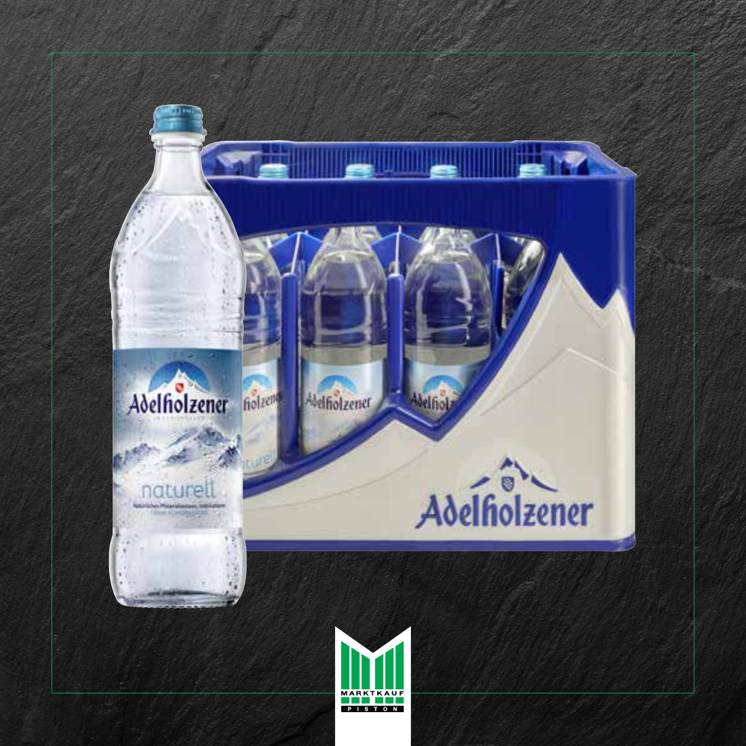 Adelholzener Mineralwasser naturell oder sanft