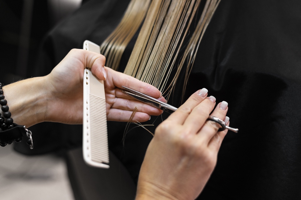 Friseurgeschäft im Markt